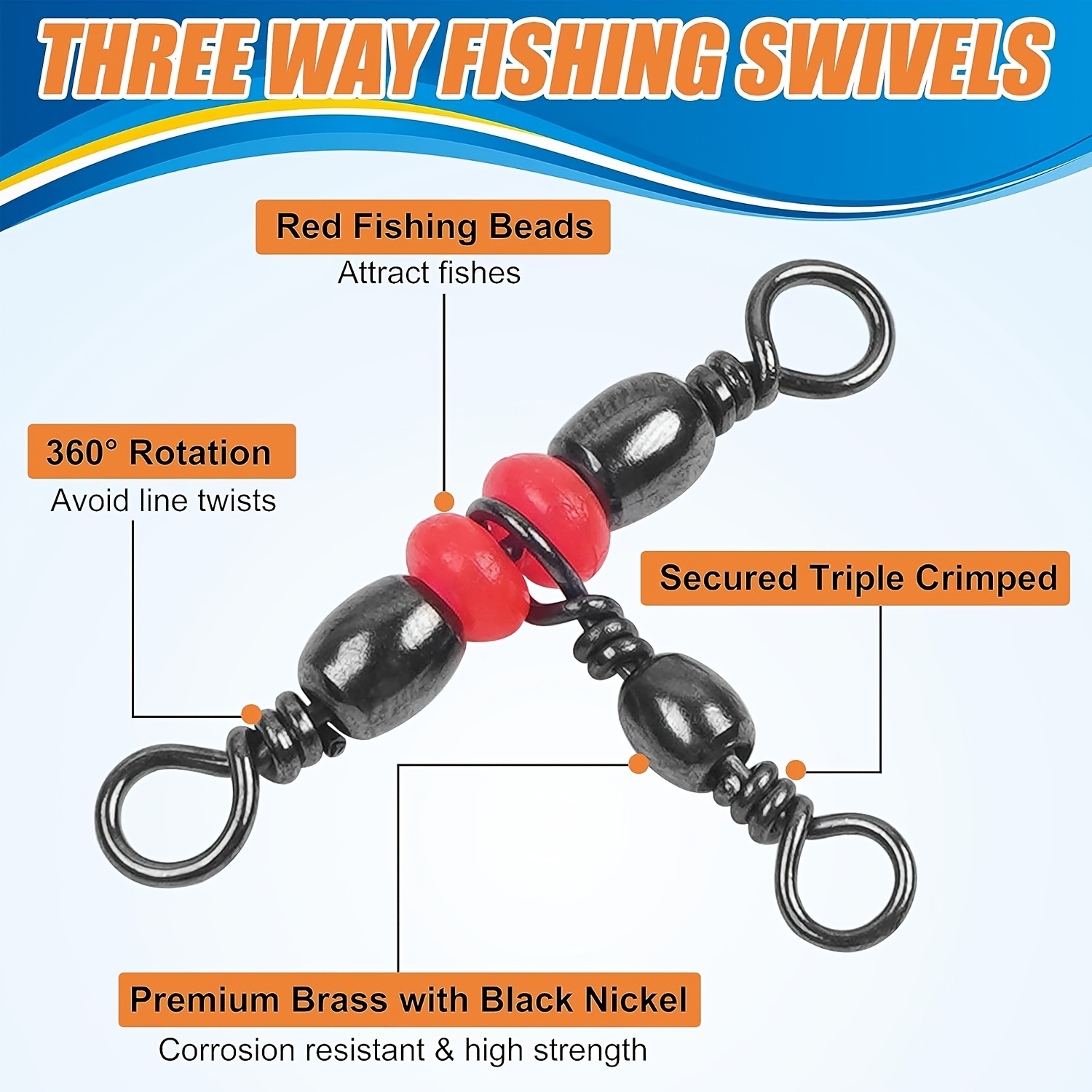 3'lü Üç Yollu Fırdöndüler, Üçl - Fishing Rod Building Kit incelemesi ve fiyatı